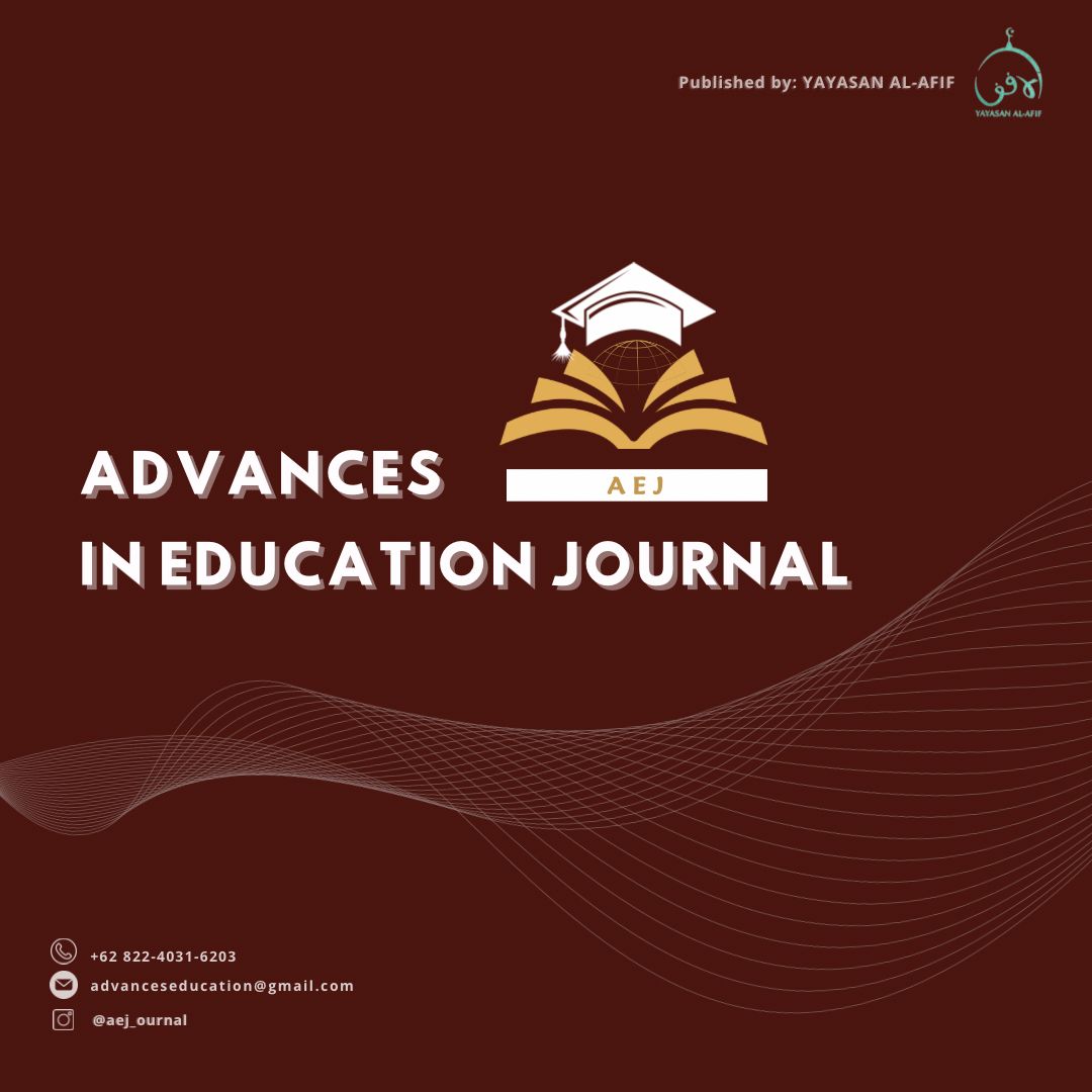 					View Vol. 2 No. 3 (2025): Advances In Education Journal (Desember) (Process)
				