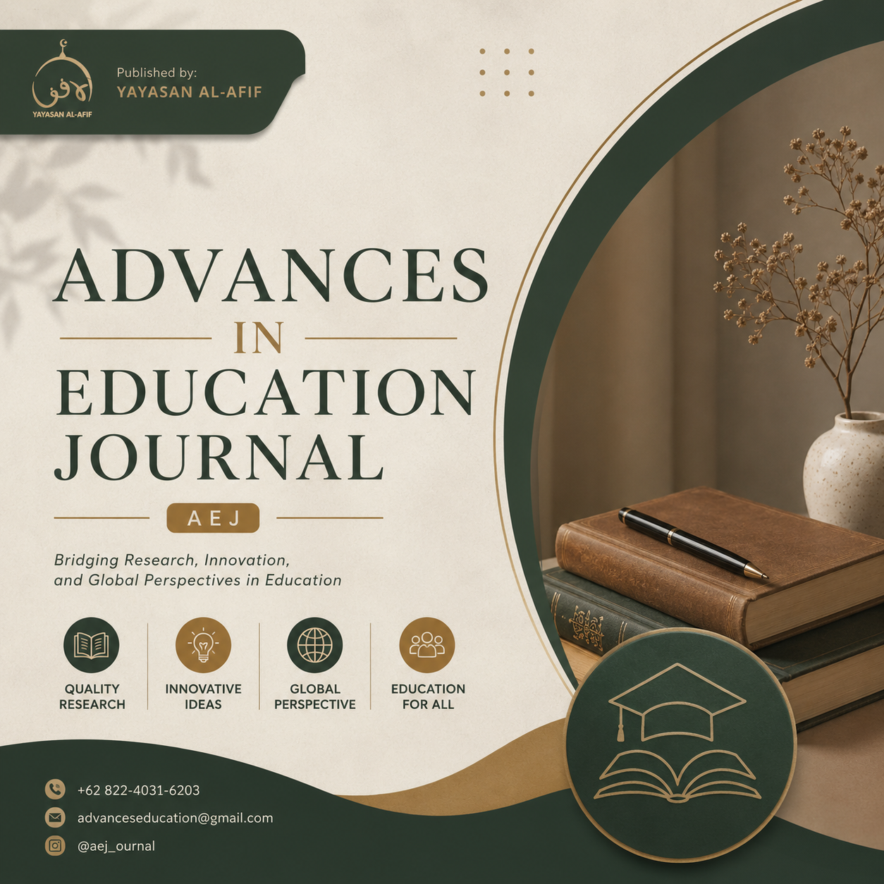 					View Vol. 3 No. 1 (2026): Advances In Education Journal (Agustus)
				
